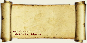 Anđela Alanović vizit kartica